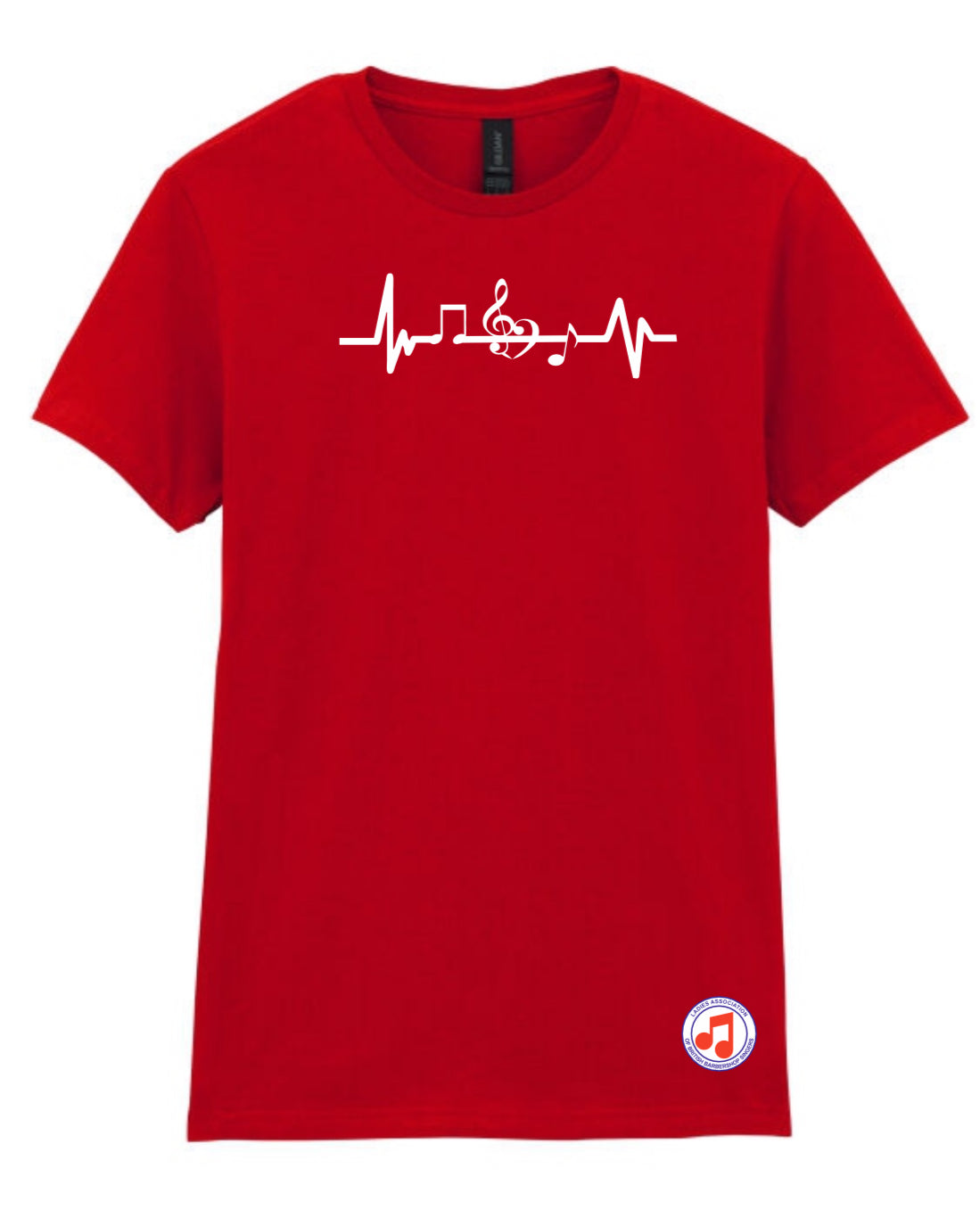 Barbershop heartbeat t-shirt (64000)