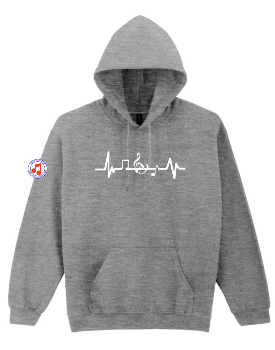 Barbershop heartbeat hoody (18500)