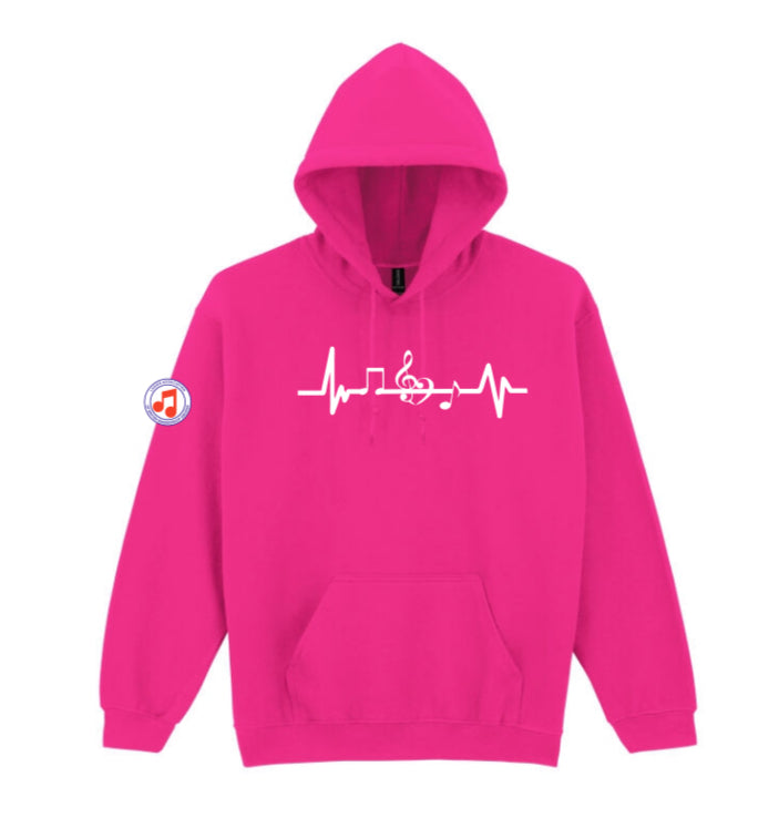 Barbershop heartbeat hoody (18500)