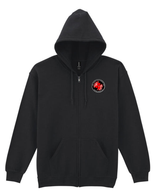 Harrogate 2025 full zip unisex hoody (18600)